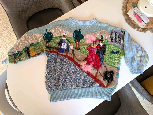 Vintage handarbeit damen - ,