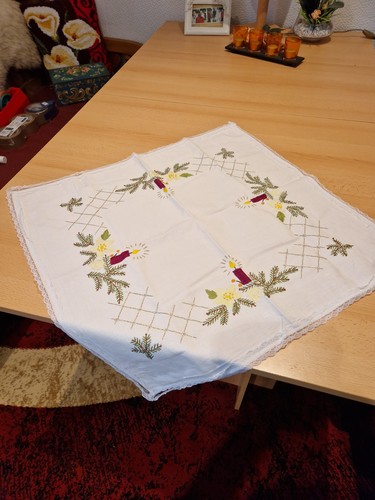 Tischdecke handarbeit - tischdecke,