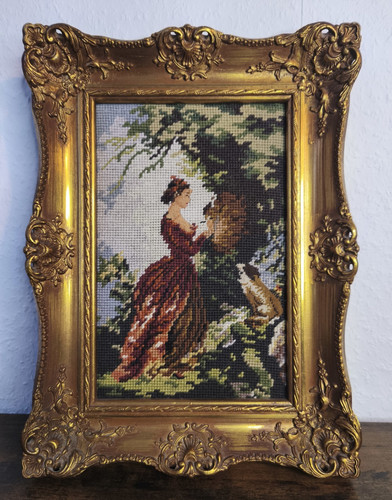 Vintage gobelin bild - vintage, im