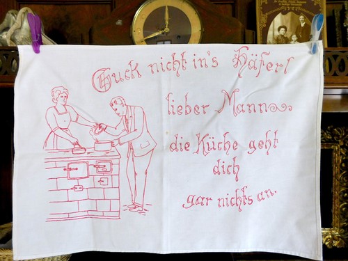 Lustiges antikes spruch tuch - lustiges,