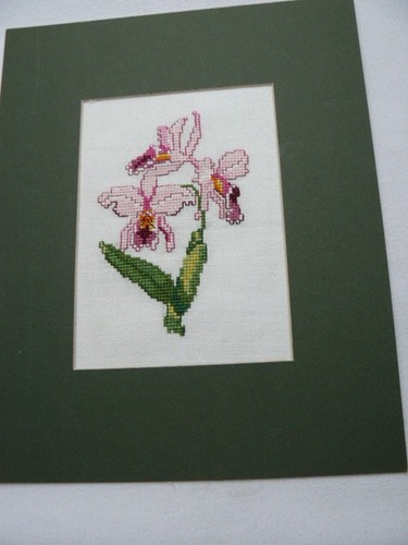Kreuzstich stickbild blumen - kreuzstich,