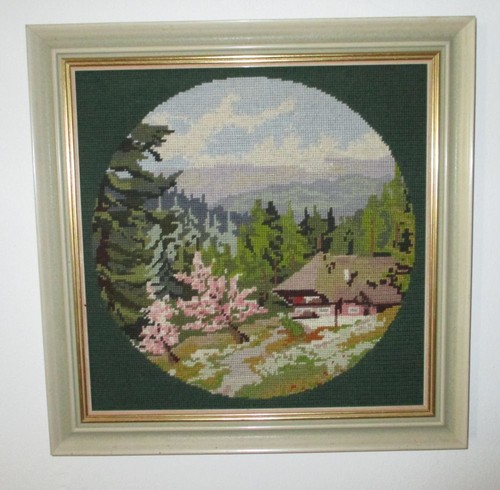 Wandbild gobelin stickerei - wandbild,