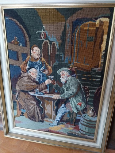 Vintage gobelin handgestickt - vintage,