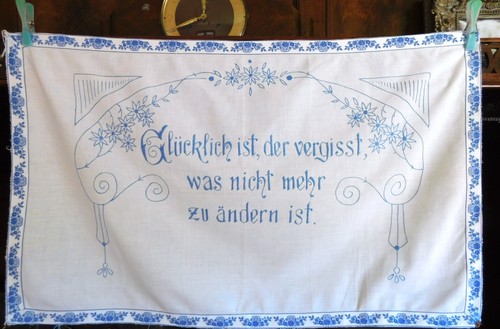Antik leinen wandbehang - antik,