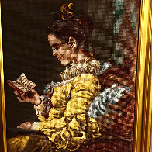 Gerahmte gobelinstickerei - gerahmte,