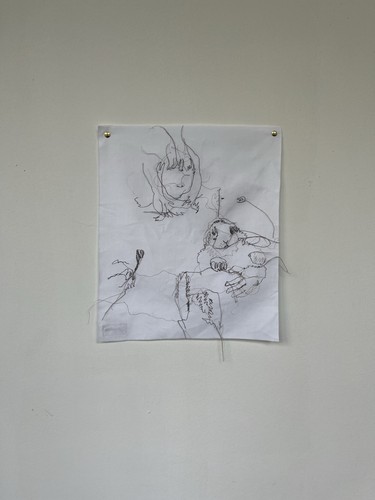 Original kunstwerk stickerei - kunstwerk,