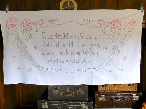 Wandbehang 133x72cm spruch - wandbehang,