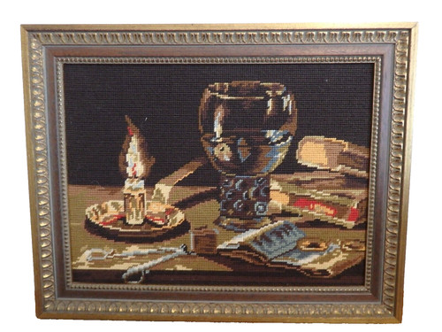 Vintage gobelinbild - vintage,