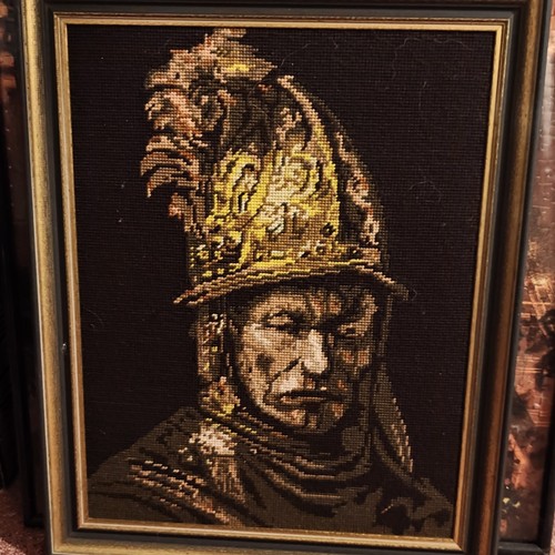 Gerahmte gobelinstickerei - gerahmte,