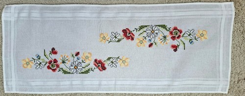 Tischläufer sommer blumen - tischläufer,