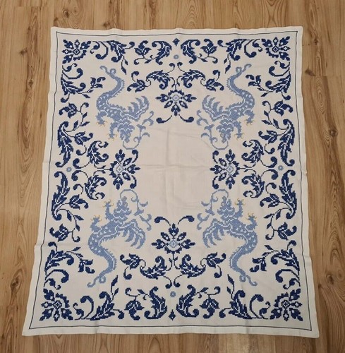 Tischdecke handarbeit drache - handarbeit,