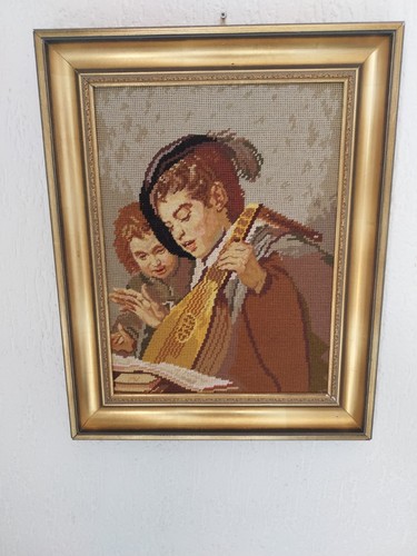 Vintage gobelin handgestickt - gobelin,,