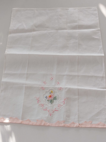 Alte bestickte stoffserviette - alte,