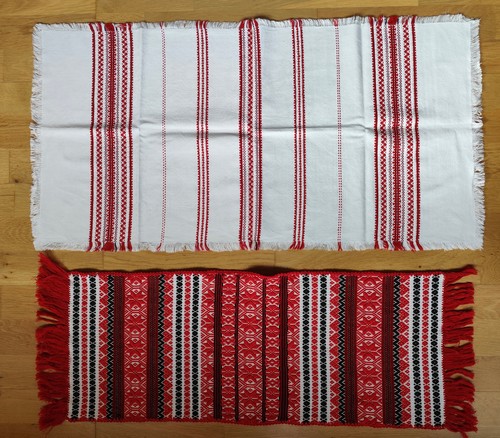 Vintage leinen tischläufer - vintage,