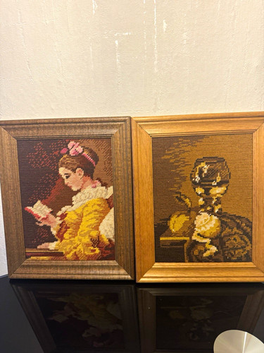 Gerahmte gobelinstickerei - gerahmte,