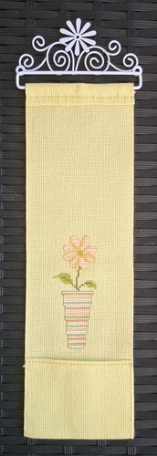 Wandbehang mit stickerei - mit,