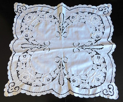 Antik leinen mitteldecke - antik,