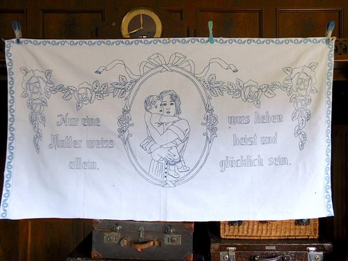 Wandbehang 128x71cm stickerei - wandbehang,