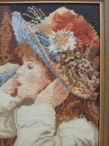 Bild gobelin mädchen mit - bild,